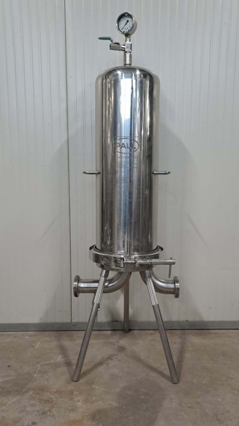 MICROFILTER/HOUSING IN STAILESS STEEL, FIRM PALL, FIVE DOUBLE CARTRIDGES 20” , SECOND HAND MACHINE