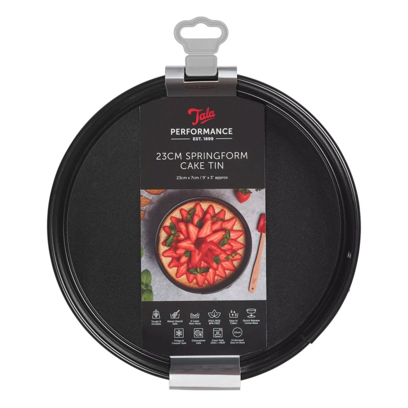 Tala Performance Eclipse Non-Stick 23cm Springform cake tin - islandcatering