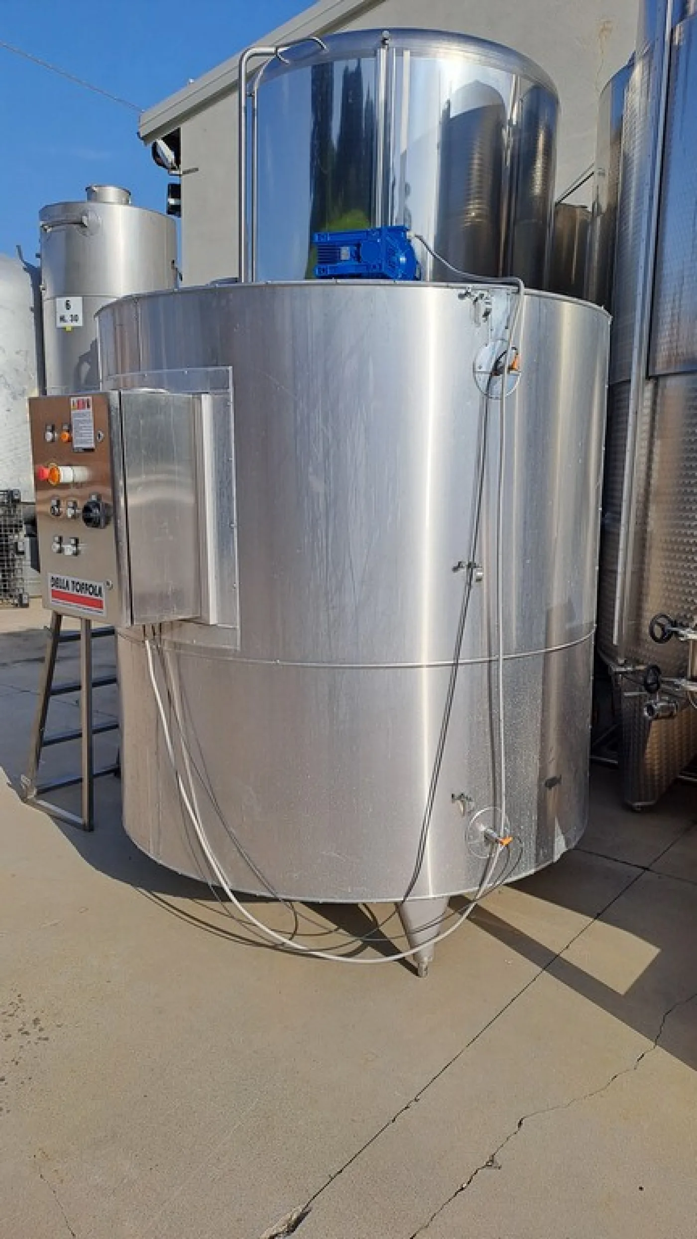 STAINLESS STEEL MIXER DELLA TOFFOLA FIRM, CAPACITY LITERS 3000 ABOUT, TOTALLY INSULATED, SECOND-HAND EQUIPMENT - 2