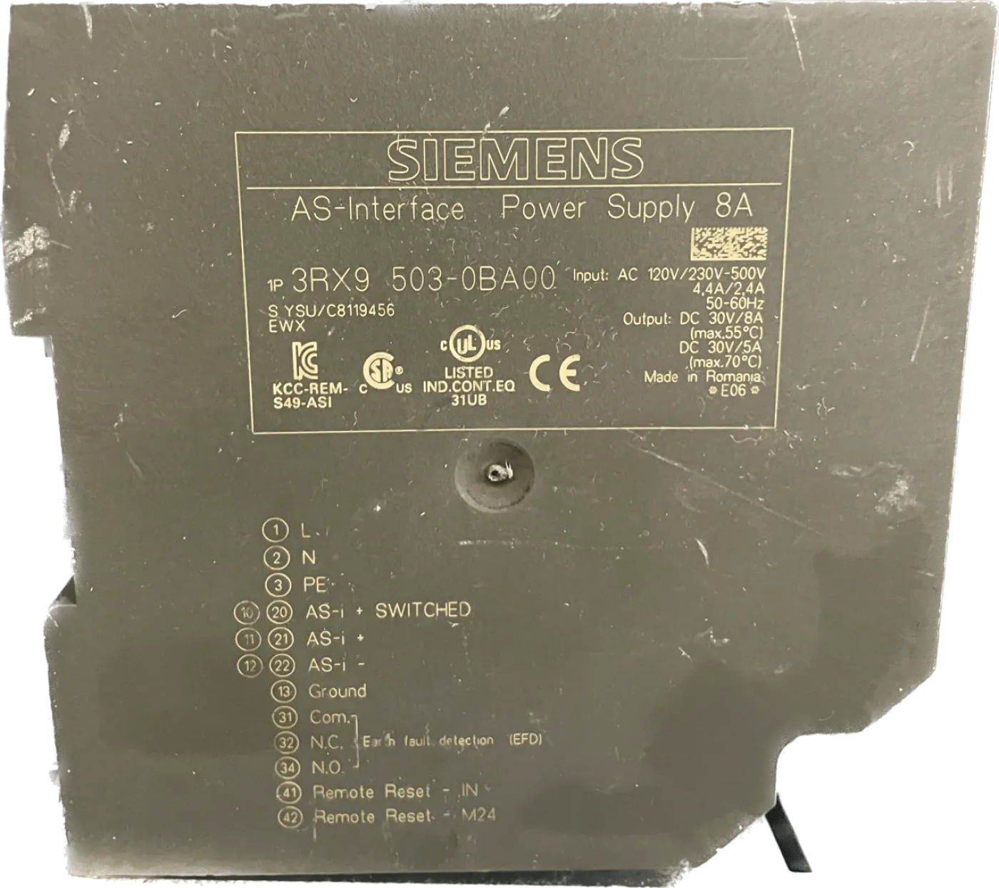 Siemens AS-i Power 8A 3RX9503-0BA00 - 2