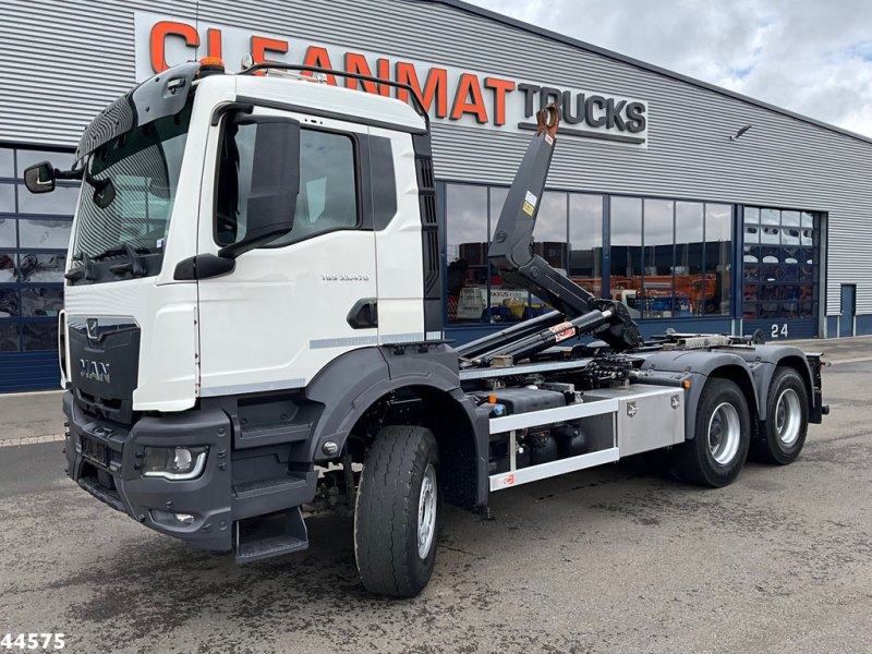MAN TGS 33.470 6x4 Euro 6 Full Steel AJK 20 Ton haakarmsysteem