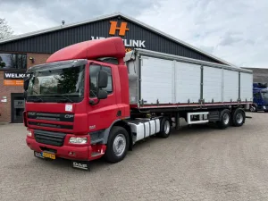 CUPPERS KO 12-20 SL Blow tipper/Schleuse +DAF CF 3 Compartments