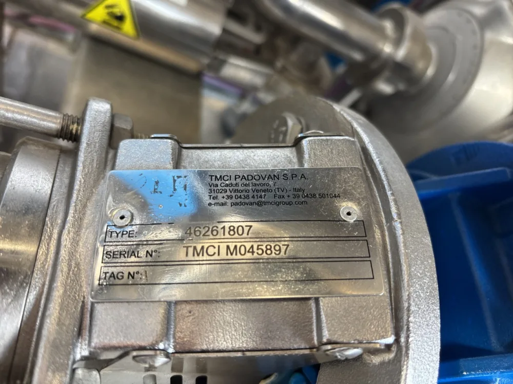 TMCI Padovan Dynamos 5 Continuous Cross Flow Filter - Miscellaneous filter