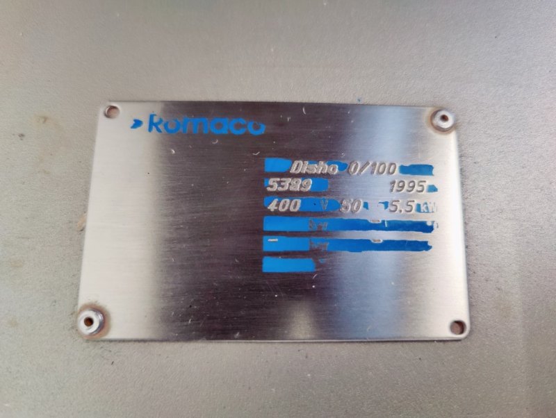 Romaco Koruma Disho 0/100 Dispersing and Homogenising - Inline mixer