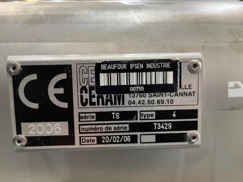 USED CERAM TS 4 STAINLESS STEEL CENTRIFUGAL SIEVER