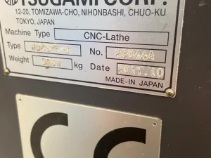 CNC LATHE TSUGAMI M08SYE-II year 2017 – 5 AXIS FANUC