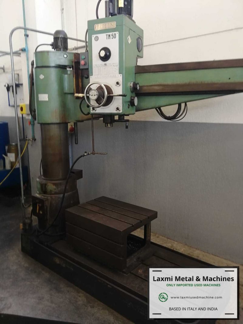 RADIAL DRILL, BERGONZI - TM 50 - Laxmi Metal & Machines, Rohtak