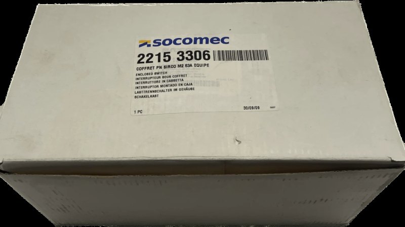 Socomec Sirco M2 63A Equipe 2215 3306