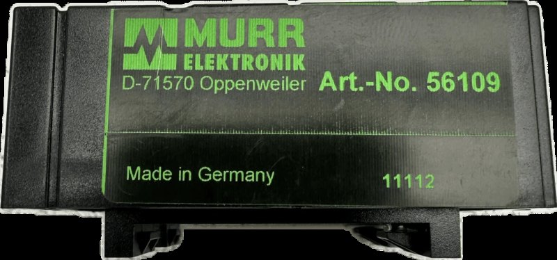 Murr-Electronic Potenzialklemmenblock braun blau 56109