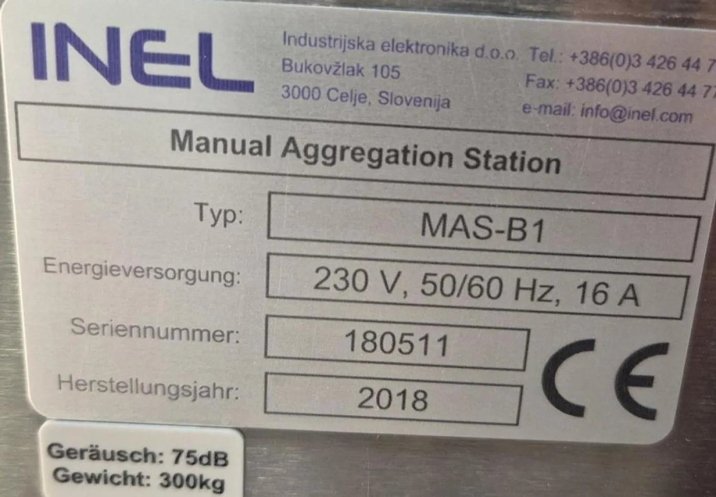 INEL Aggregationsstation MAS-B1 mit Zebra ZT410 - 7