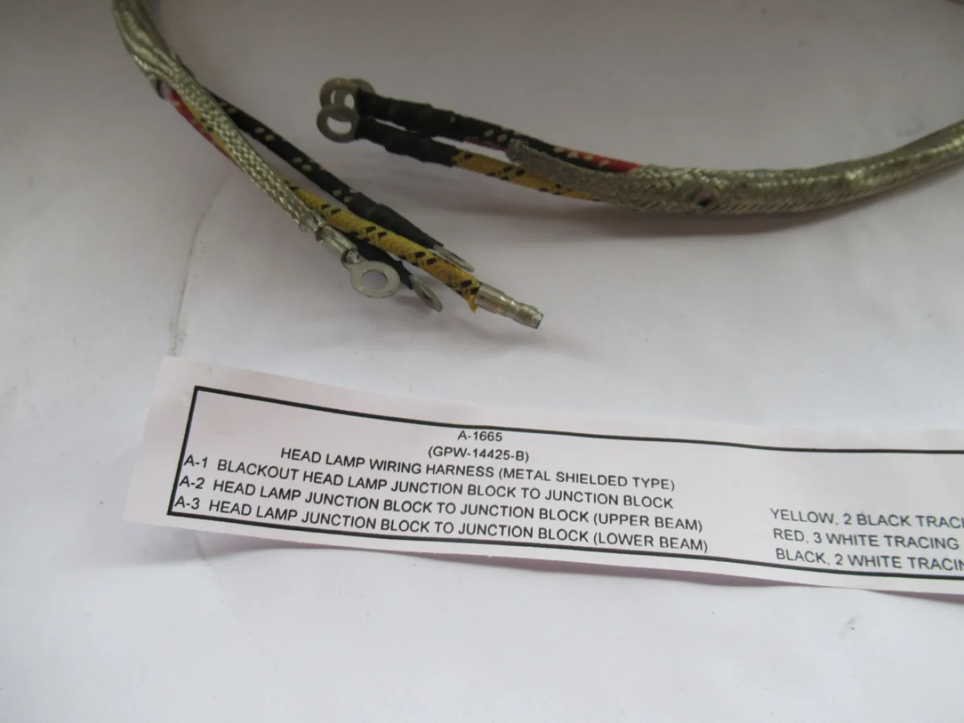 Bedrading hoofdvoeding koplamp - 4