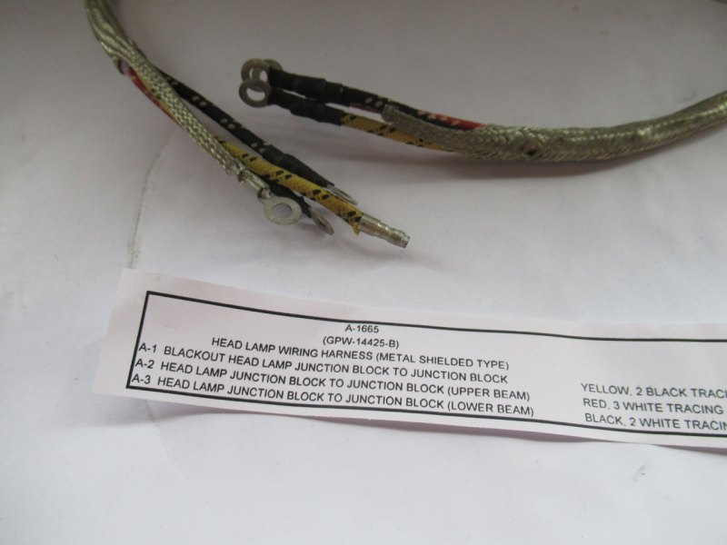 Bedrading hoofdvoeding koplamp