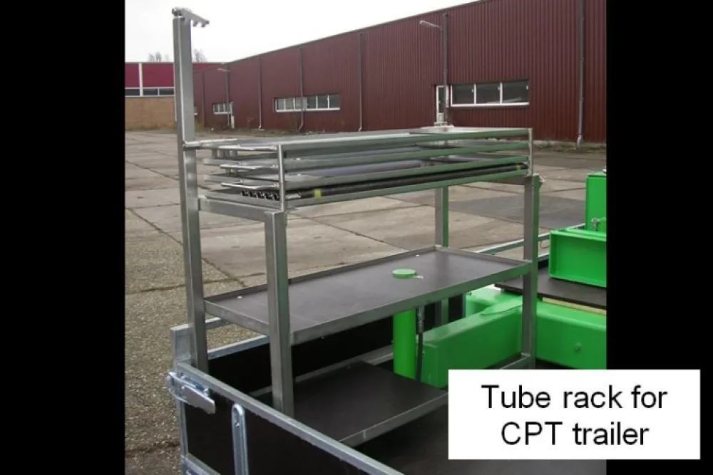 Tube Rack for CPT Trailer