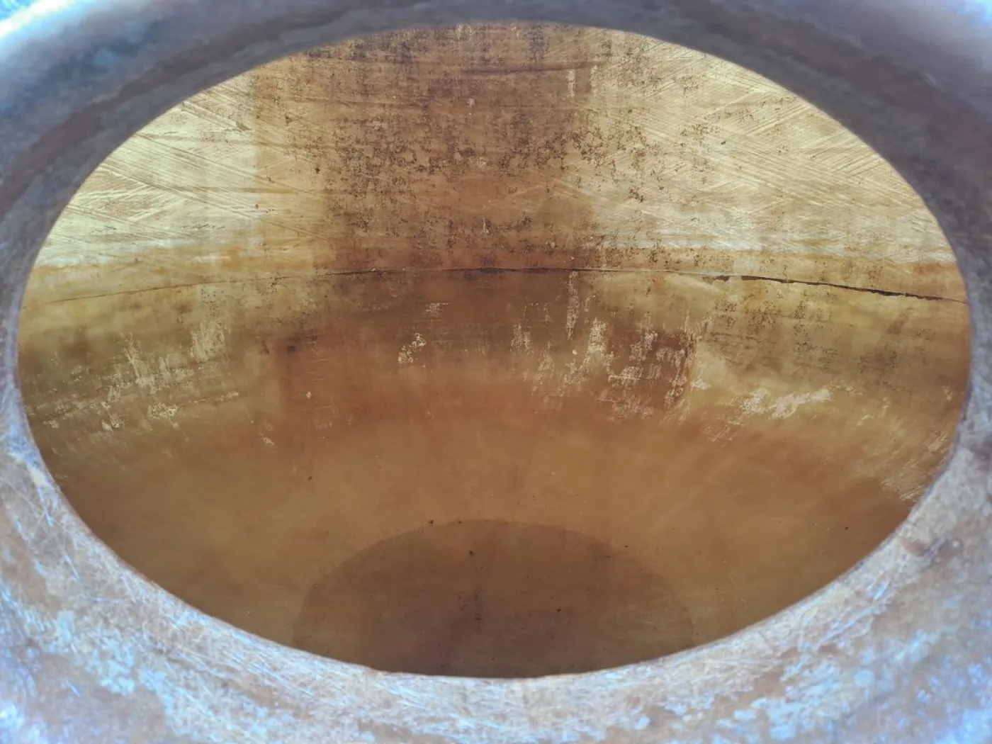 FIBERGLASS STORAGE TANK MODEL, 100 HL CAPACITY WITH ROUNDED BOTTOM, SECOND HAND EQUIPMENT - 3