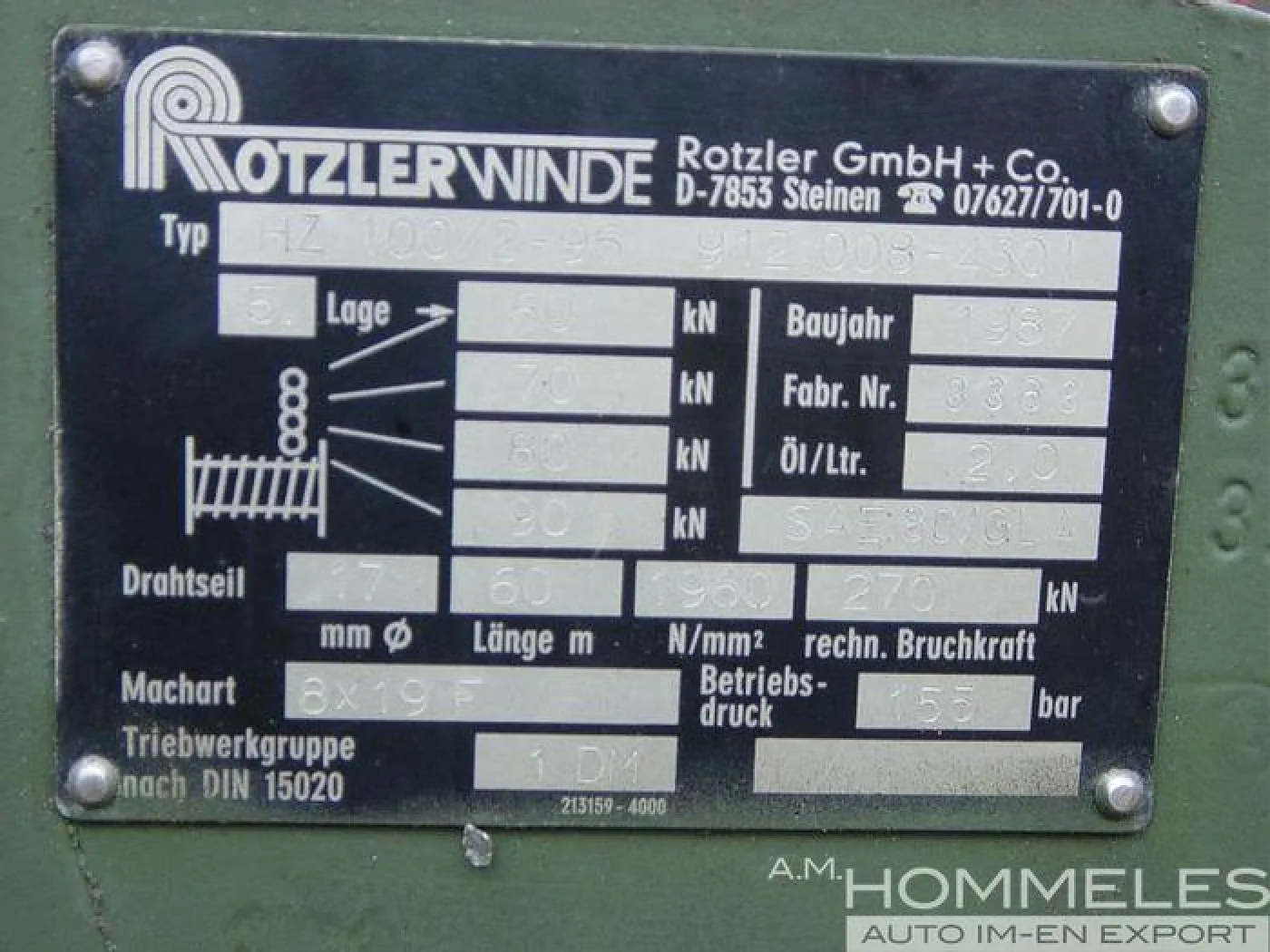 Rotzler HZ100 - 6