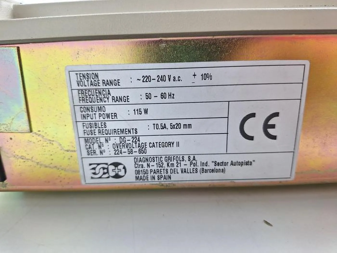 Grifols DG-224 Blood Typing Solution - 2