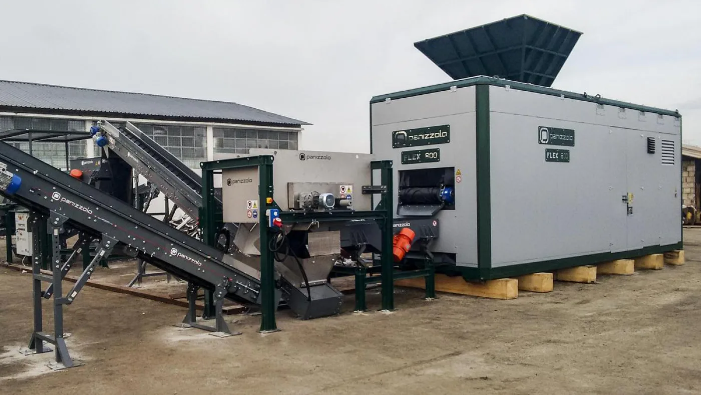 Panizzolo Flex 800 Mobile Drum Hammer Mill - 1