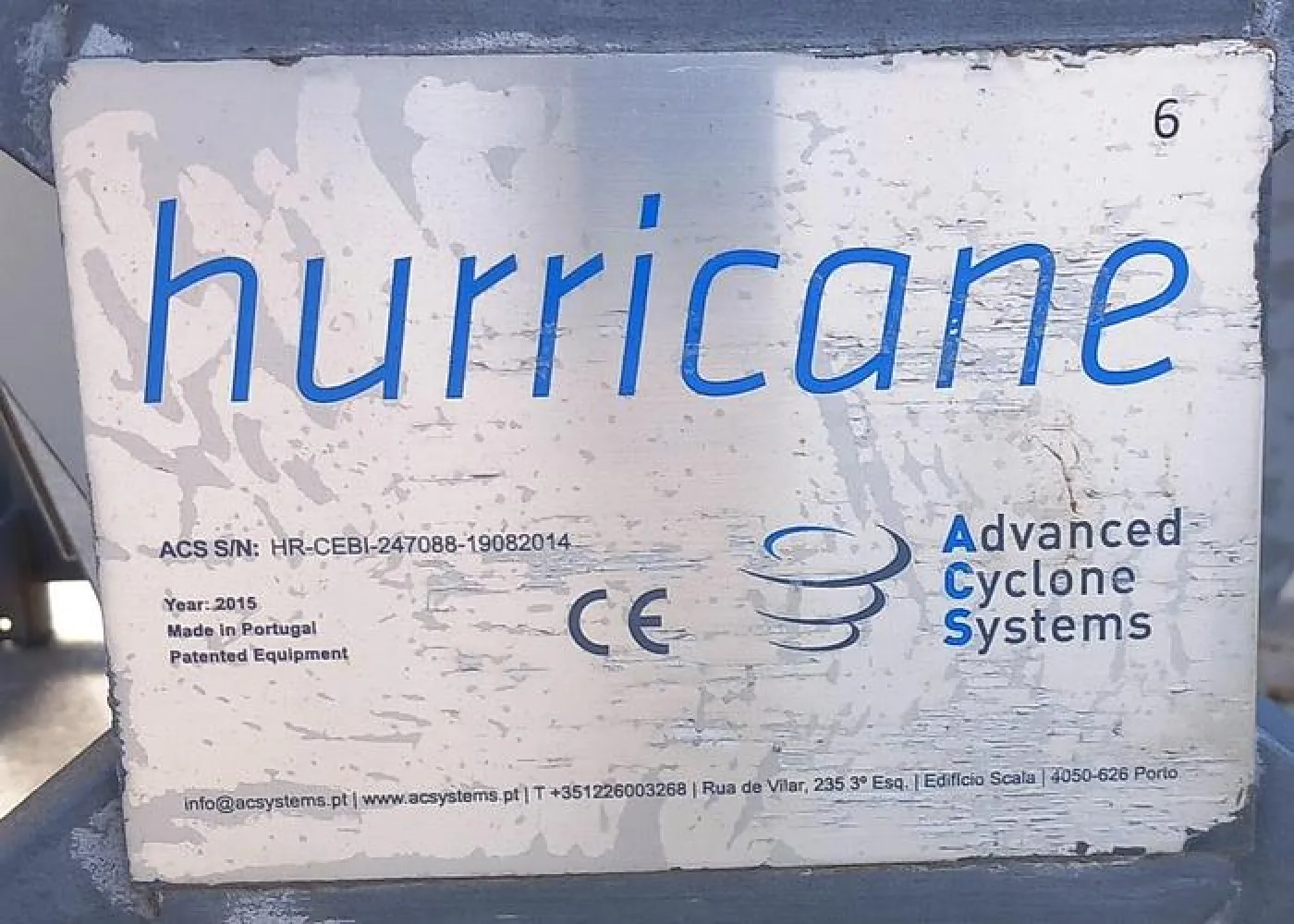 Filtro ciclone Hurricane de alta eficiência - 1
