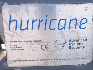 Filtro ciclone Hurricane de alta eficiência