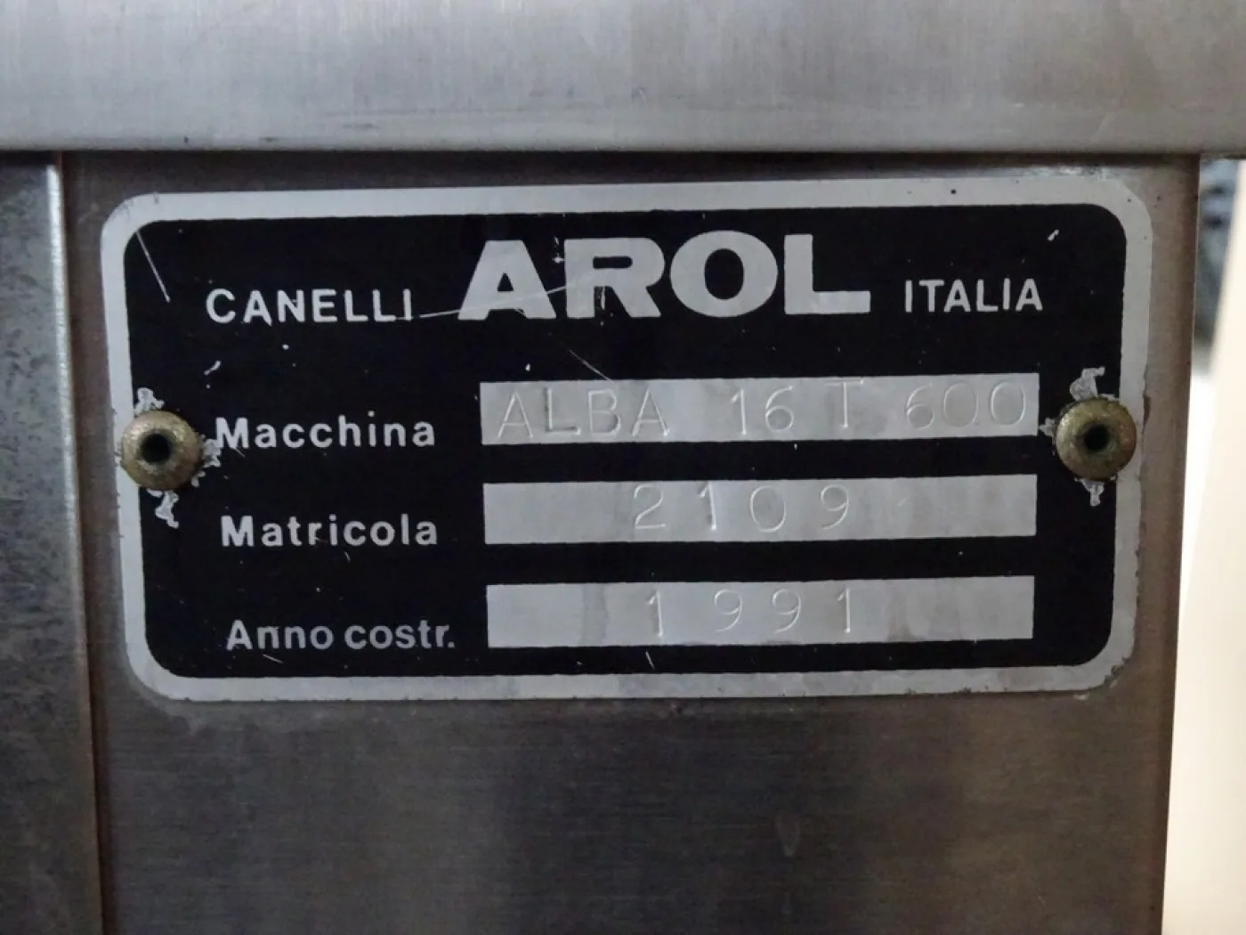 AUTOMATIC ROLLING MACHINE AROL FOR CAPSULES, MODEL ALBA 16T, SECOND-HAND MACHINE - 8