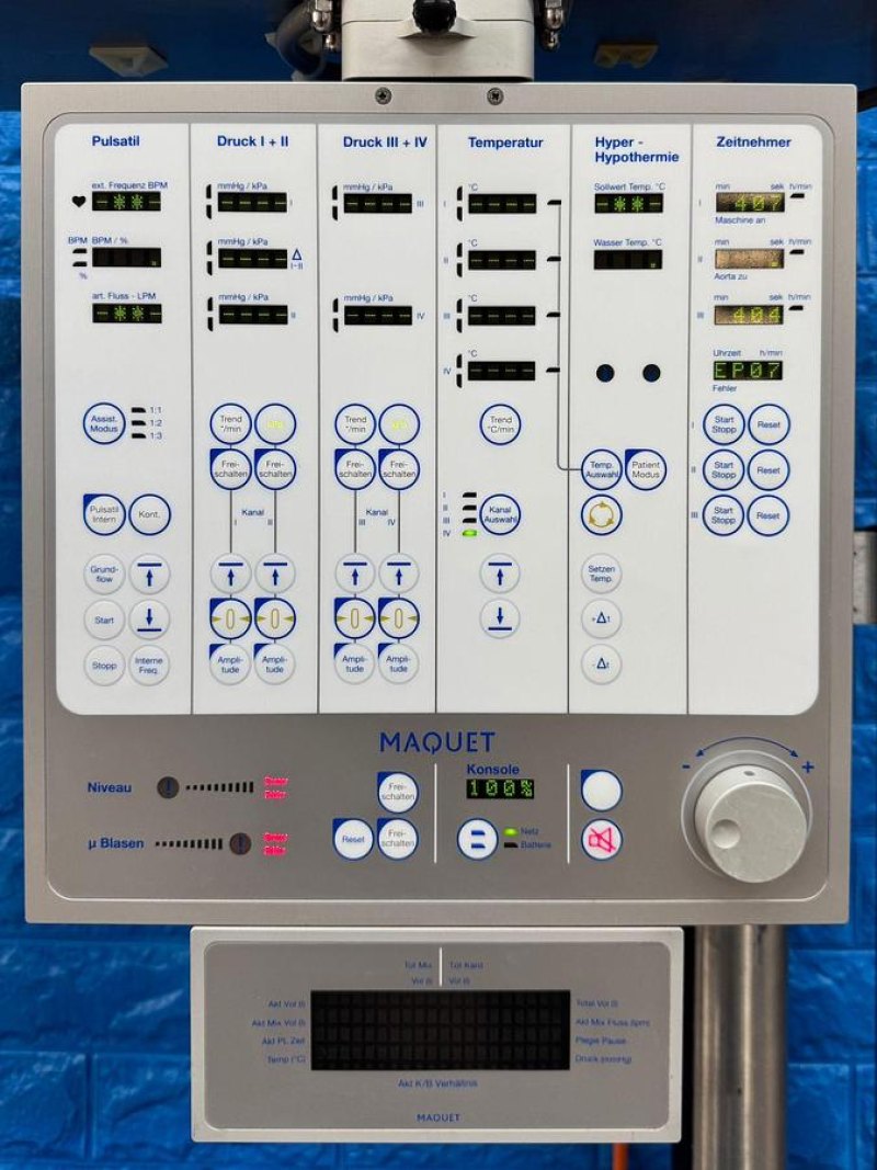 Maquet HL20 Heart Lung Machine with 3 Roller Pumps