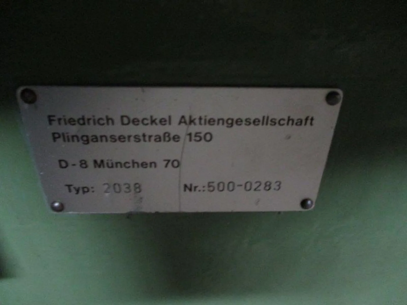 2038-500 FP 3+4 Universaltisch DECKEL unbekannt - 5