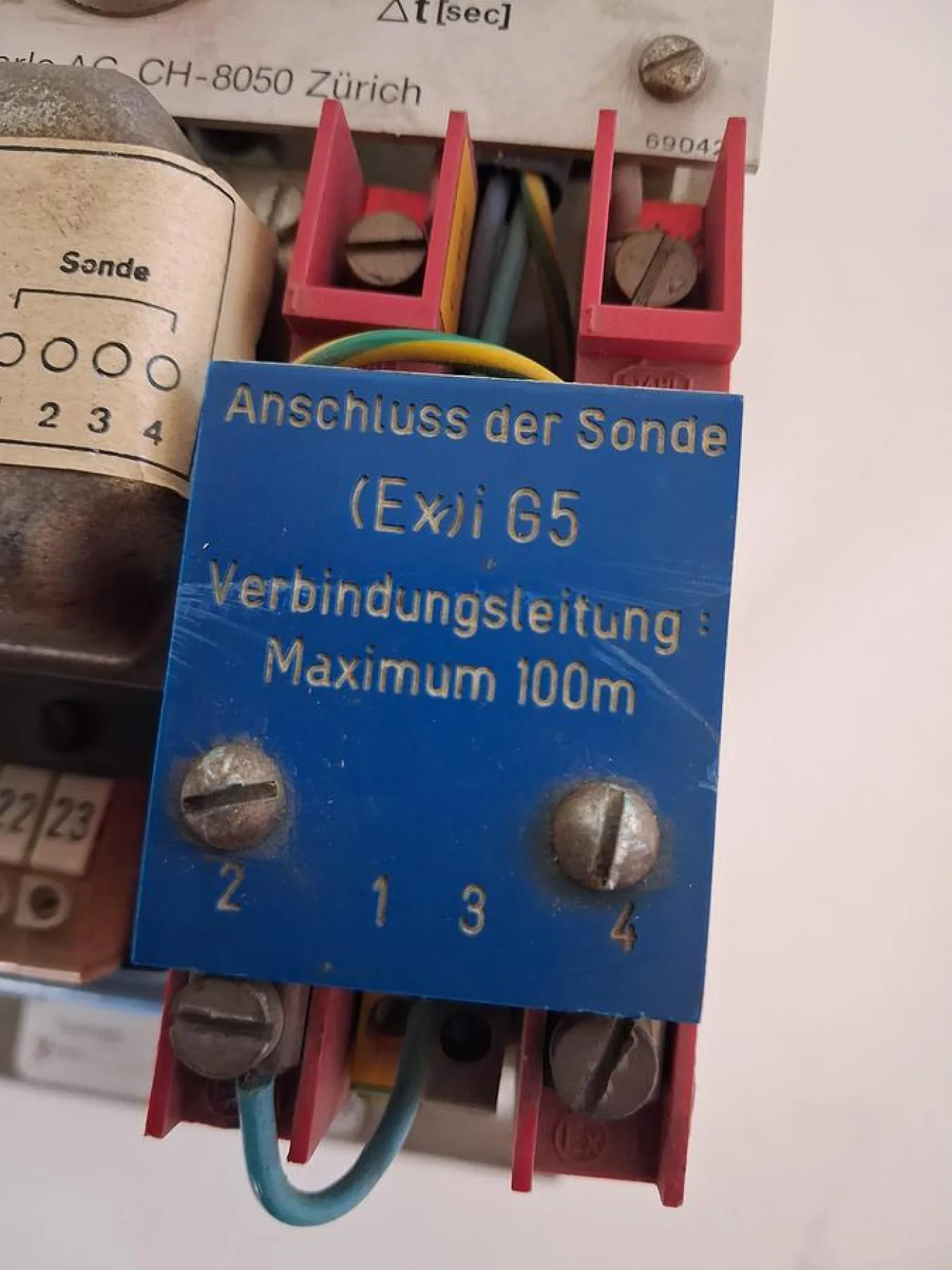 Oerlikon-Bührle WDZXC-4 Induktiver Näherungsschalter Prüfgerät - 5