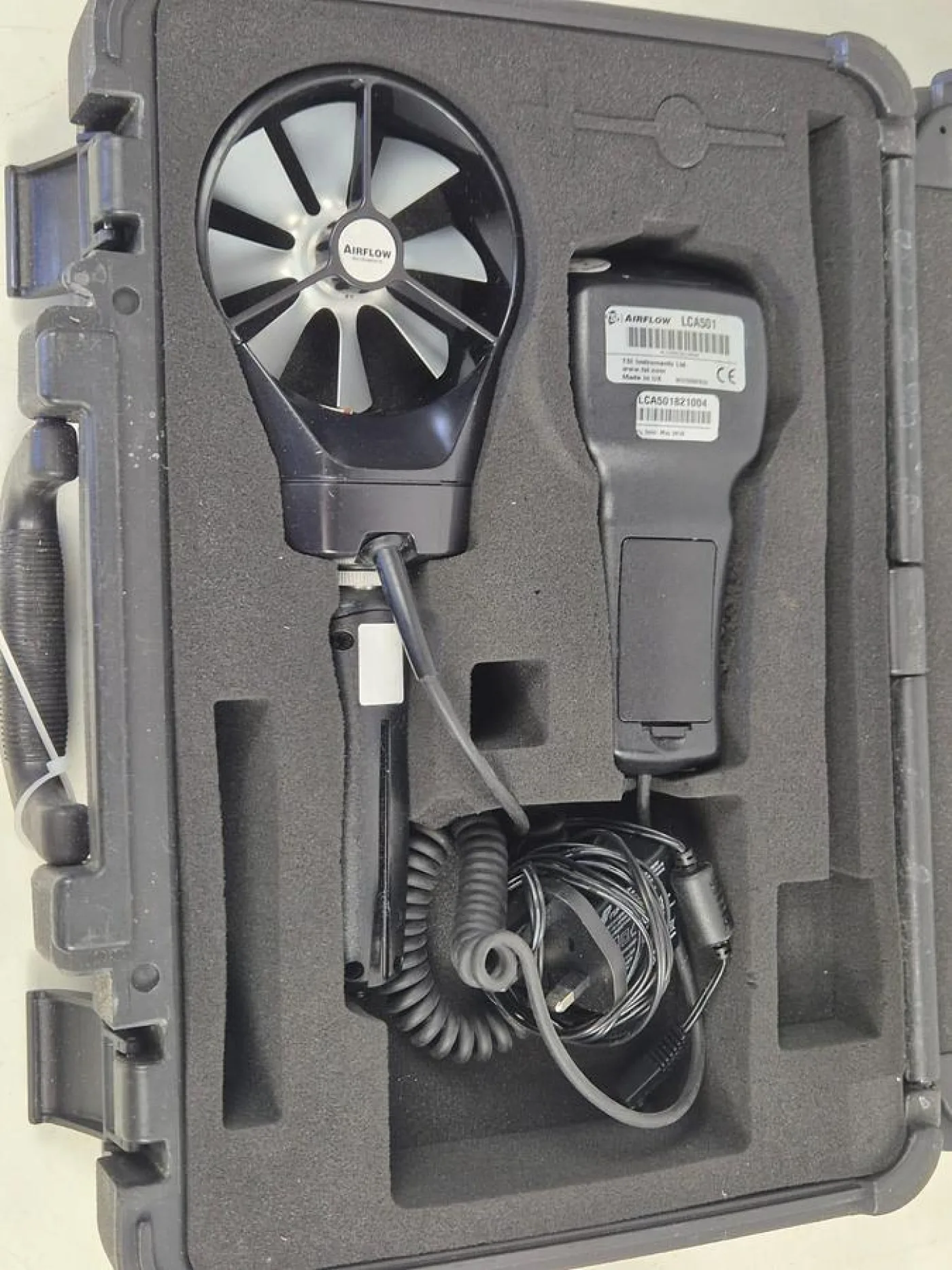 TSI Airflow LCA501 Rotating Vane Anemometer in Case - 2