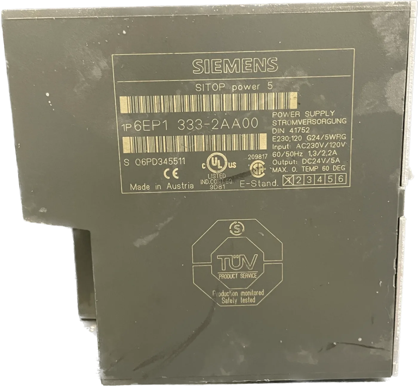 Siemens SITOP power 5 A 6EP1333-2AA00 - 2