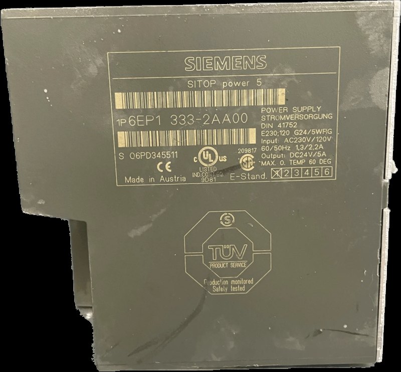 Siemens SITOP power 5 A 6EP1333-2AA00