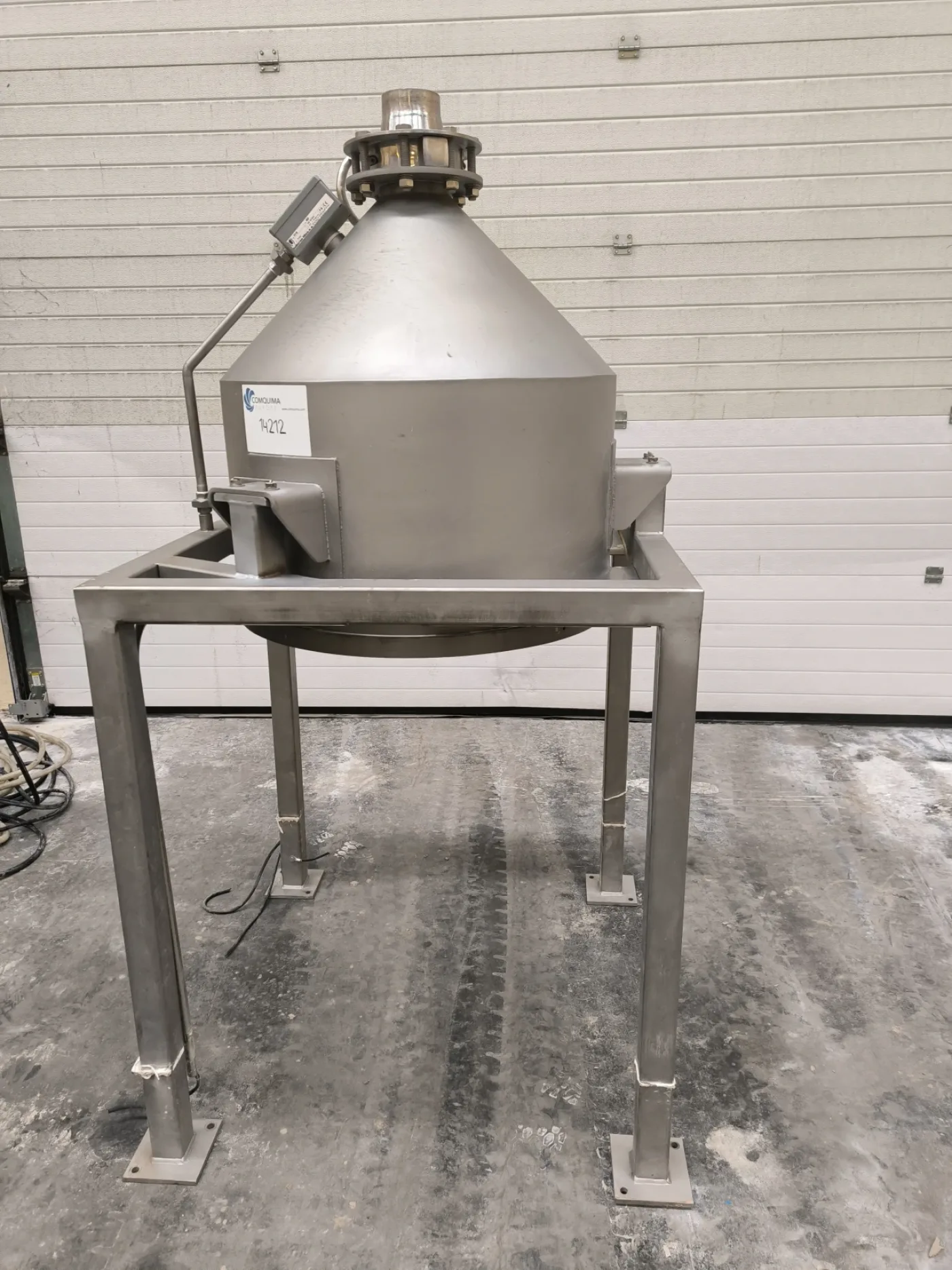 STAINLESS STEEL HOPPER 250 LITERS - 2