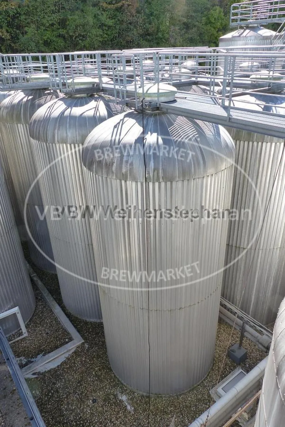 Cylindro-conical fermentation and storage tanks (CCT, 7 pcs.)