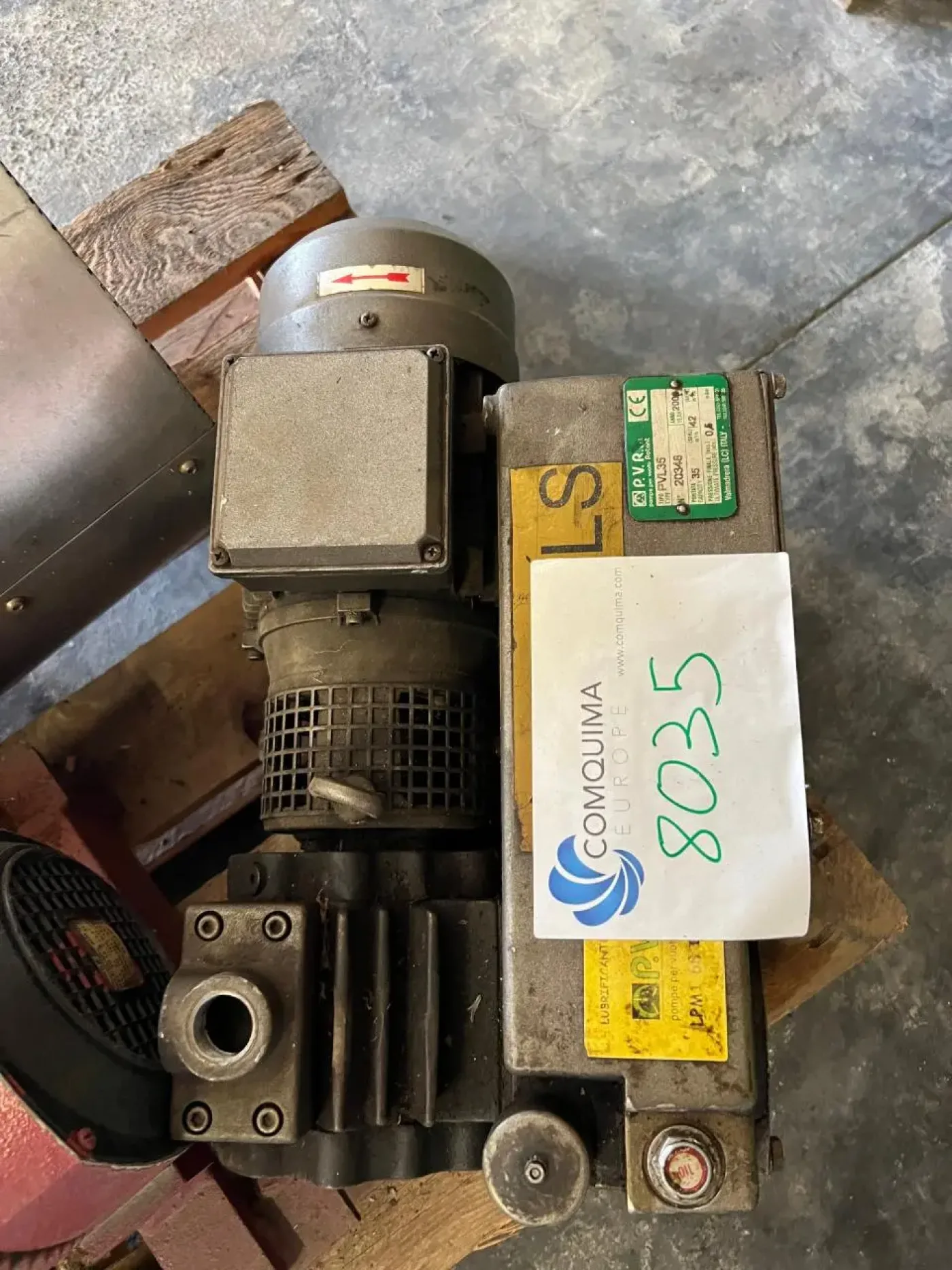 USED PVR PVL35 35 m3h VACUUM PUMP - 1