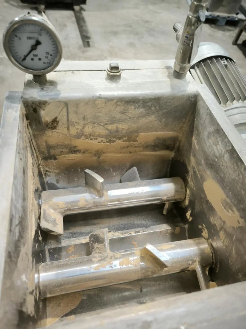 STAINLESS STEEL DOUBLE SHAFT MIXER