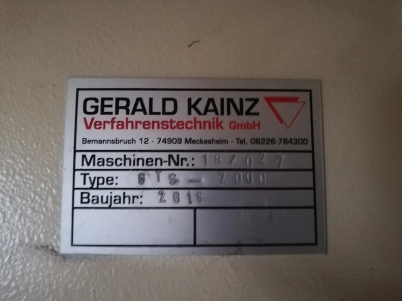 Kainz GTS-2000 - Tumbler screener - 2