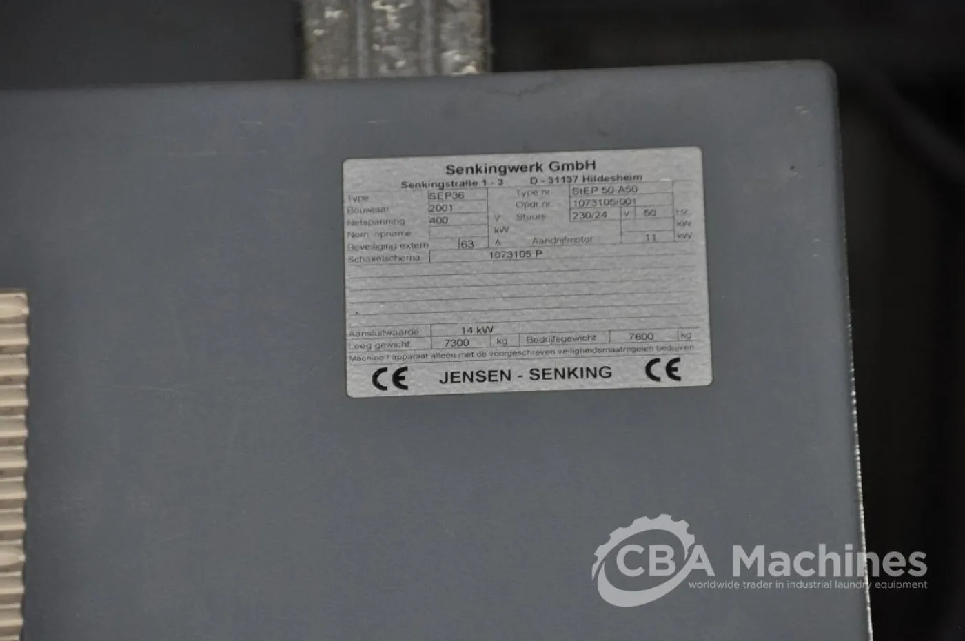 2001 Extraction Press Senking SEP36 - 5