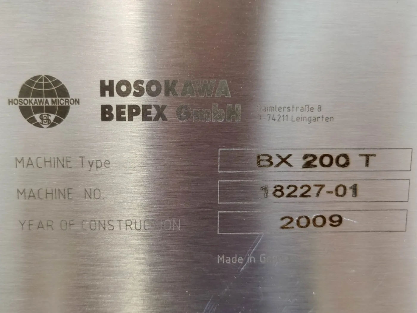 Hosokawa Bepex Bextruder BX-200 - Mixing extruder - 8
