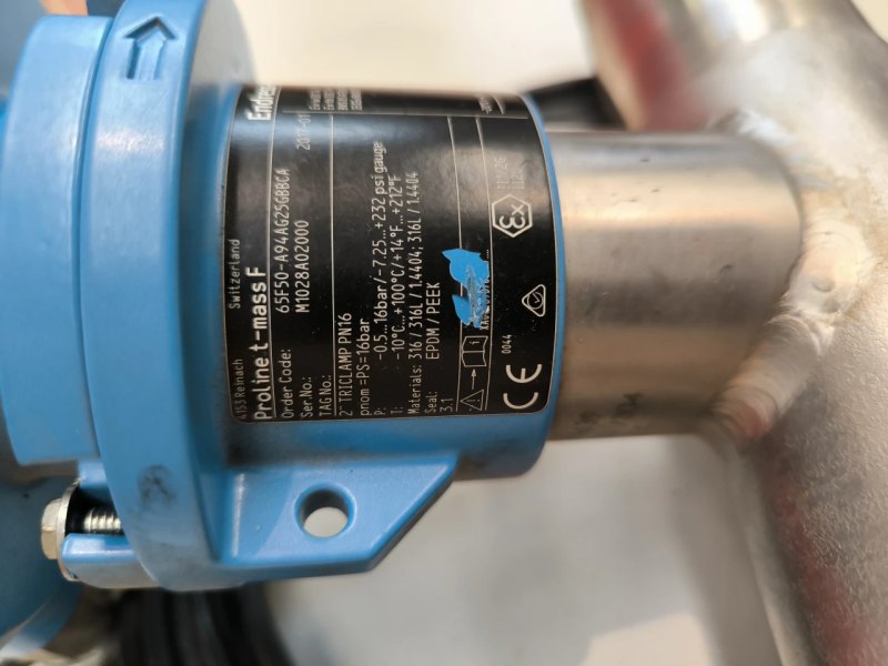 THERMAL MASS FLOWMETER ENDRESS HAUSER PROLINE T-MASS F ATEX UNUSED