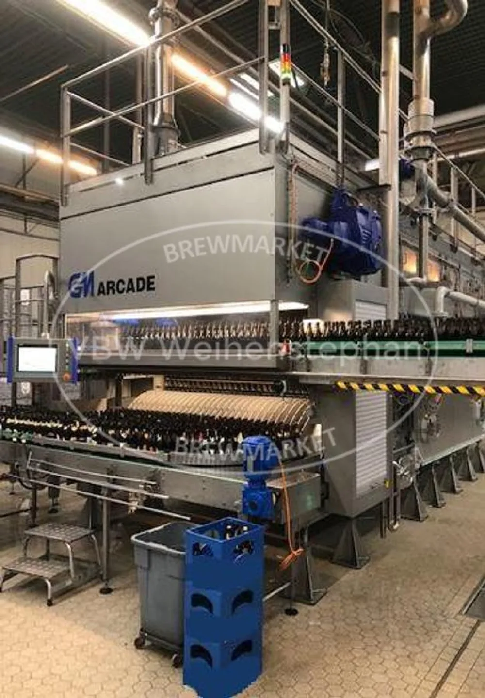 Bottle washing machine