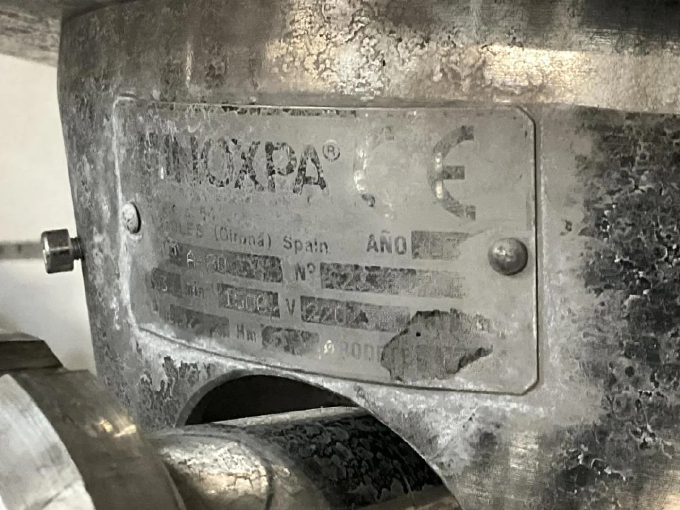 2003 Inoxpa Inoxpa ASPIR A80 Stainless Steel Contact Parts Sanitary Side Channel Self Priming Pump - 2