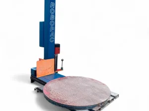 ROBOPAC ROTOPLAT 508/PFS Palettenwickler – Verpackungsmaschine für Paletten (Stretchwickler mit Drehteller, gebraucht)
