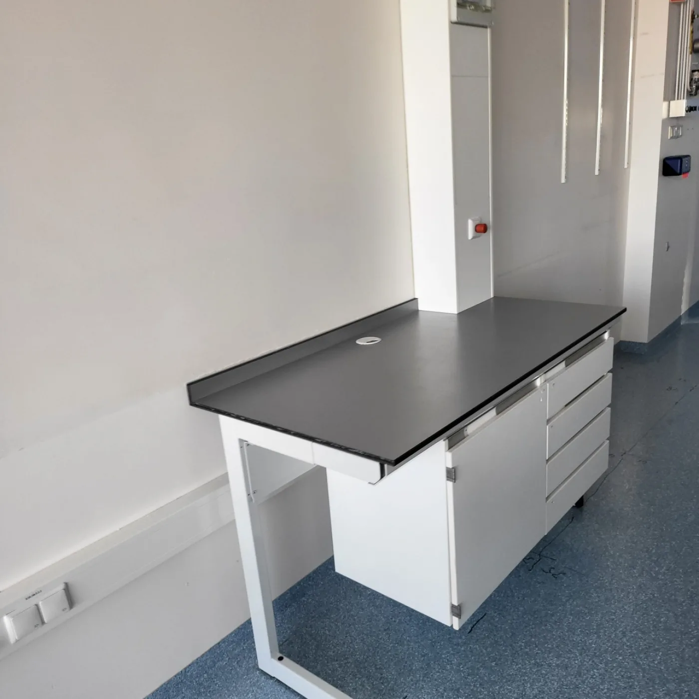 2045 - Used S+B Laboratory wall table (150 cm) - 1