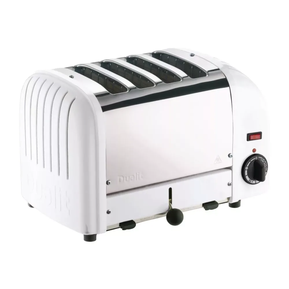 Dualit 4 Slice Vario Toaster White 40355 - islandcatering