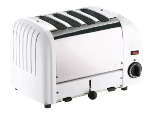 Dualit 4 Slice Vario Toaster White 40355 - islandcatering
