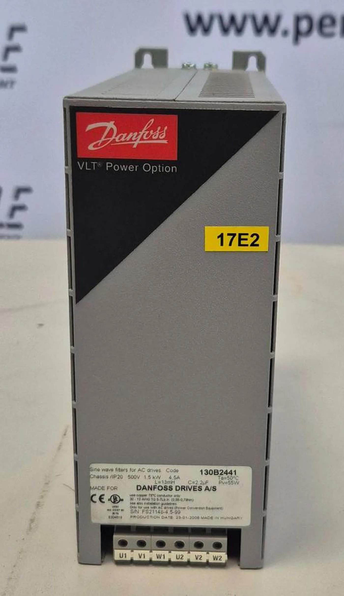 Dafoss Driver - 130B2441 – VLT® Power Option - 1