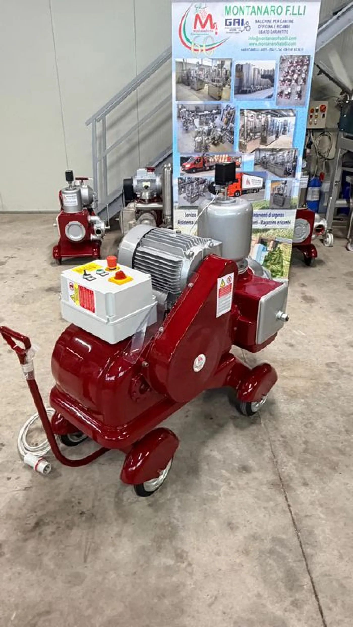 PISTON PUMP MANZINI MOD.600HL, TWIN-CYLINDER, BRONZE BODY PUMP, SECOND-HAND MACHINE - 3