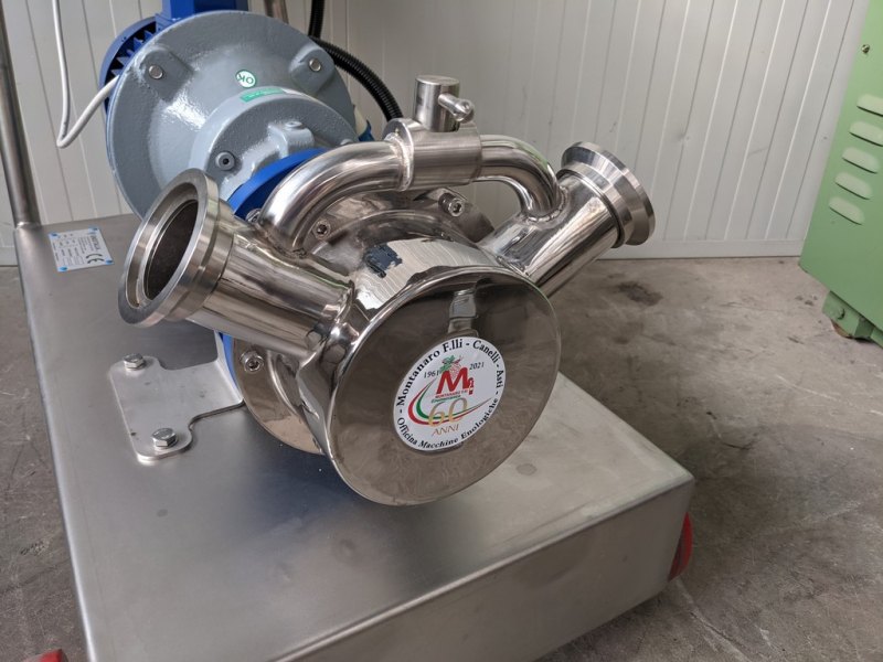 PUMP – ELECTRIC PUMP IN STAINLESS STEEL WITH FOOD NEOPRENE IMPELLER MOD. EURO 60 WITH INVERTER 220/380 VOLT NEW MACHINE