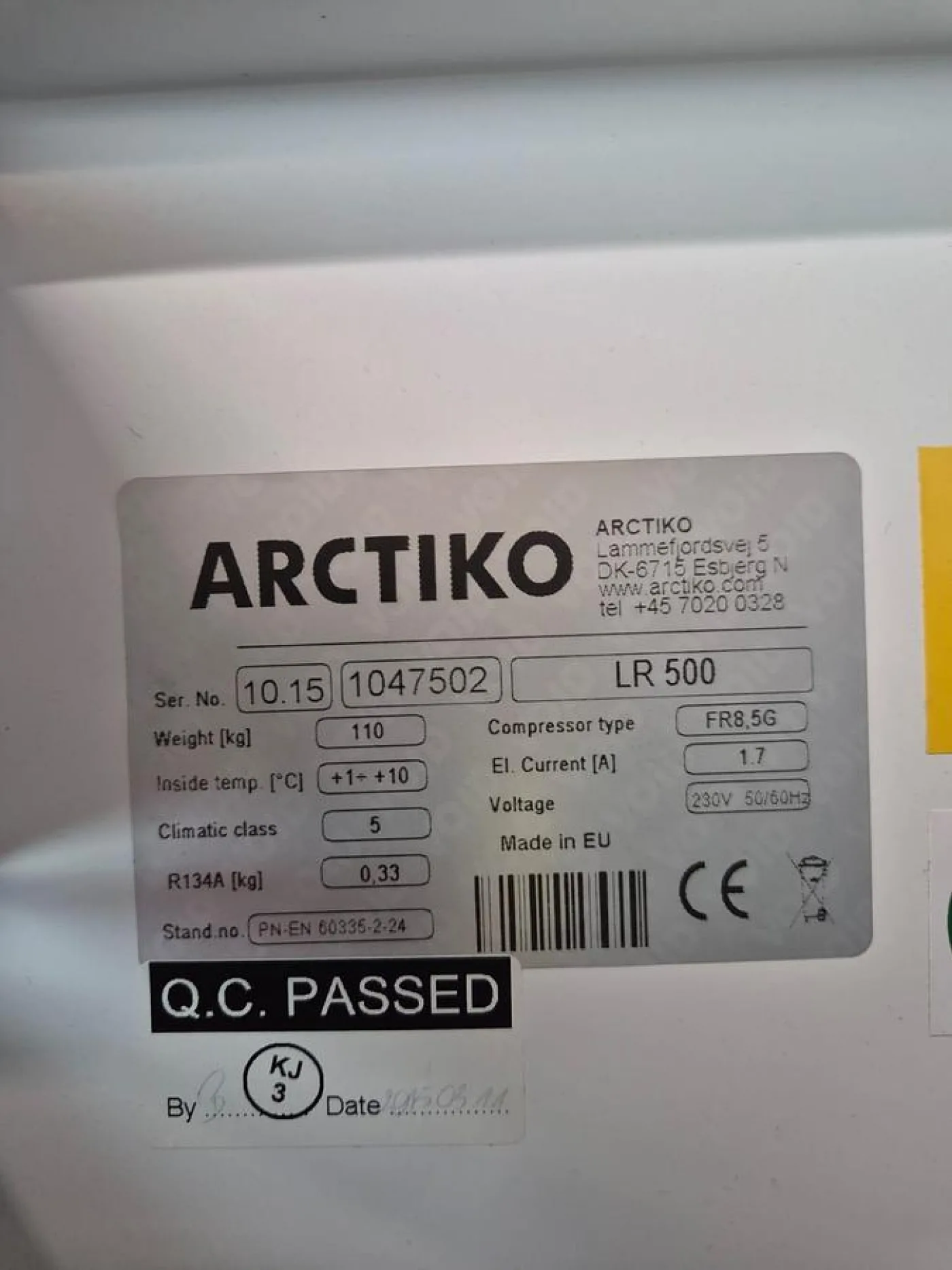 Arctiko LR500 Refrigerator - 3