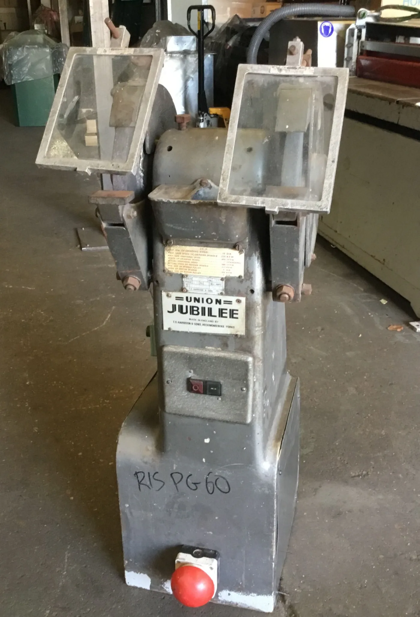 UNION JUBILEE Pedestal Grinder - WNS - W. Neal Services Ltd - 1