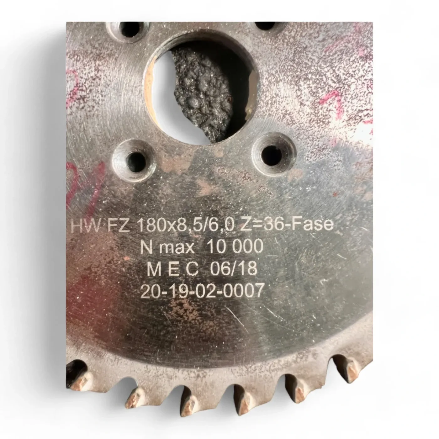 HW Nuter MEC D=180x8.5/6.0 Z=36 B=8 - 3